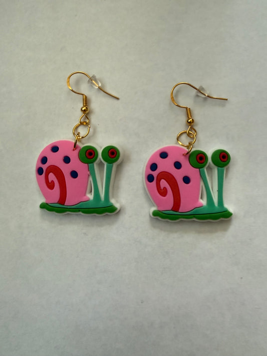 Sponge Bob Gary the Snail earrings