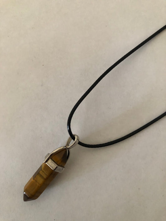 Crystal healing necklace