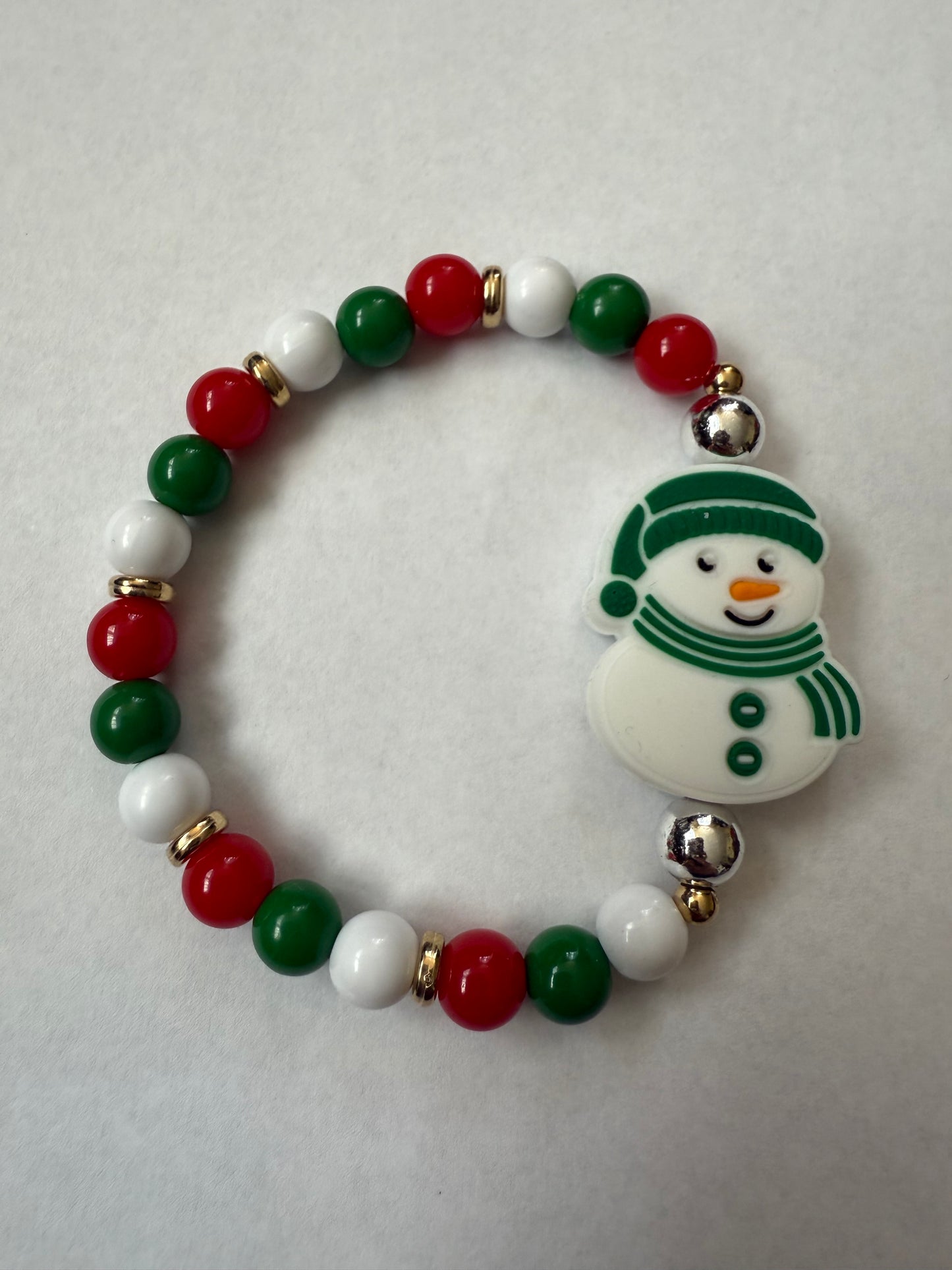 Christmas Snowman bracelet