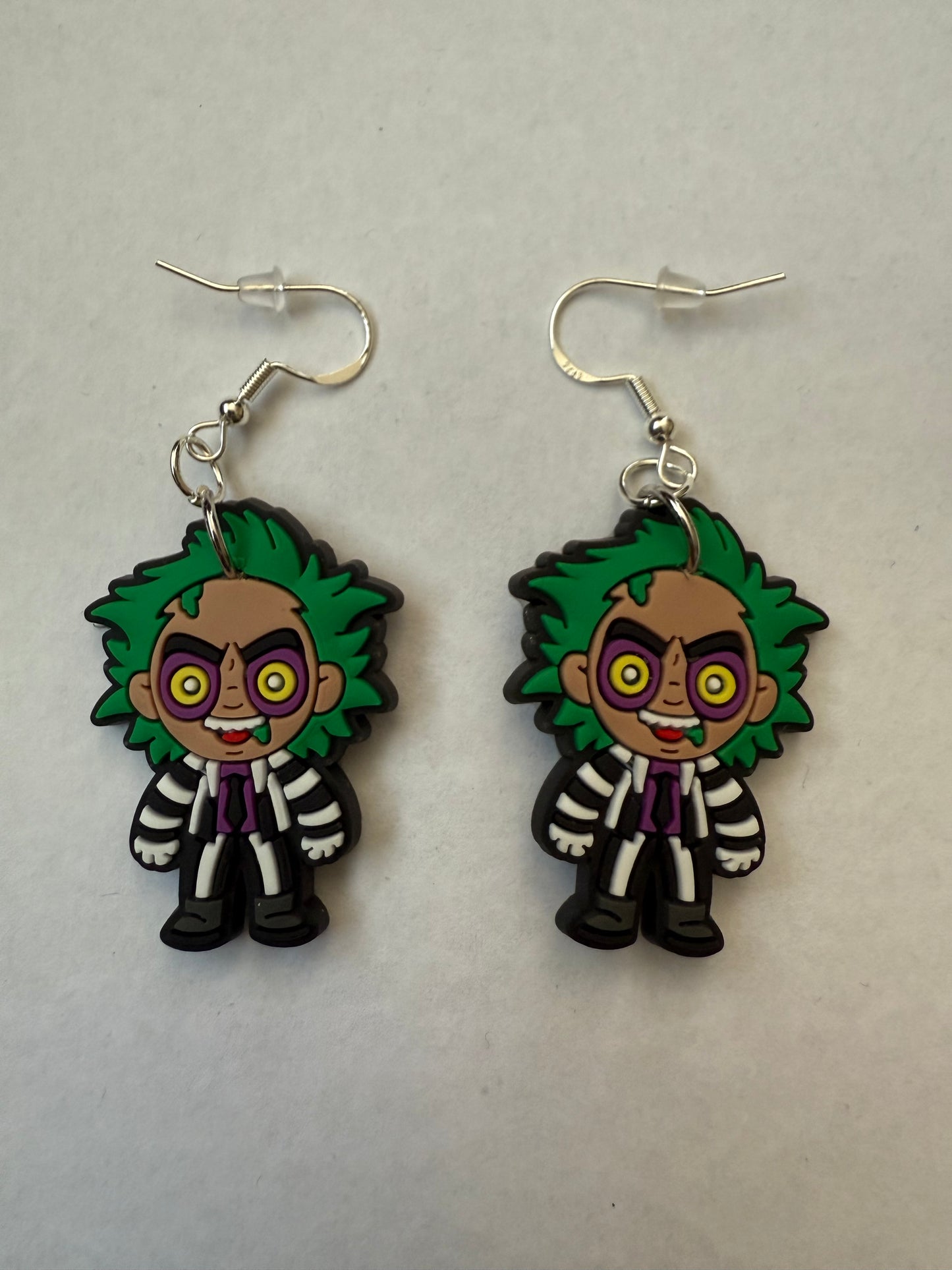 Halloween Beetlejuice Earrings
