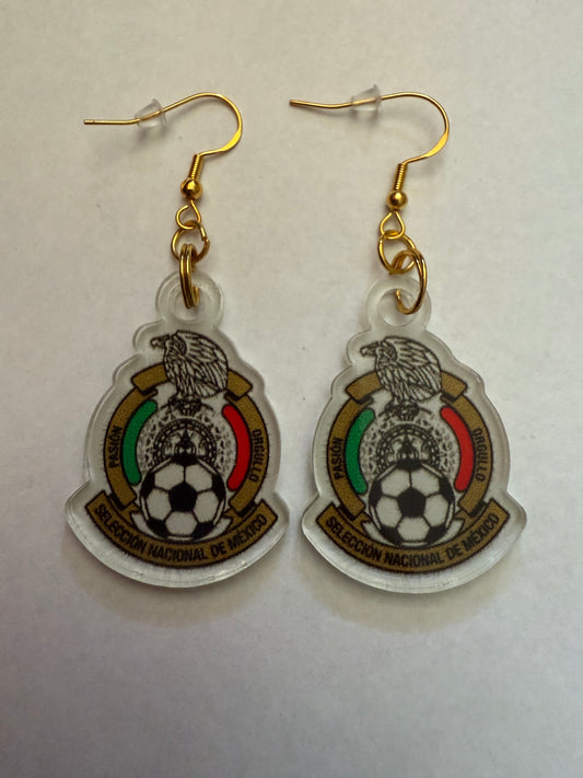 Selección Mexicana Mexican Soccer Team earrings