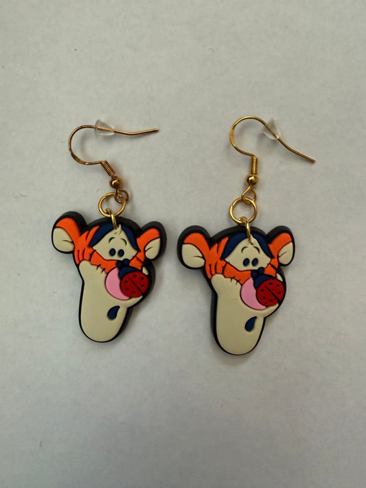 Winnie the Pooh Tigger earrings