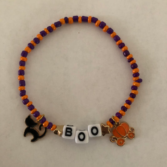 Halloween Spooky Boo Bracelet