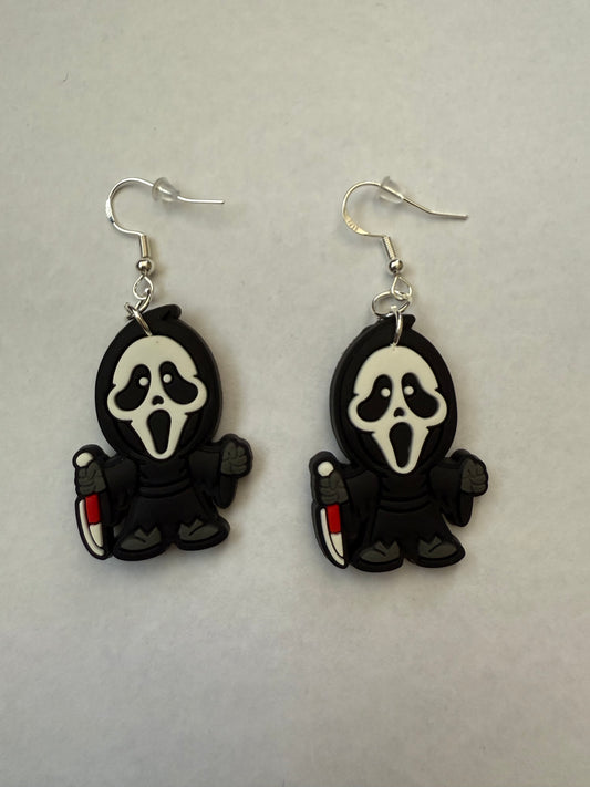 Halloween Ghostface Earrings