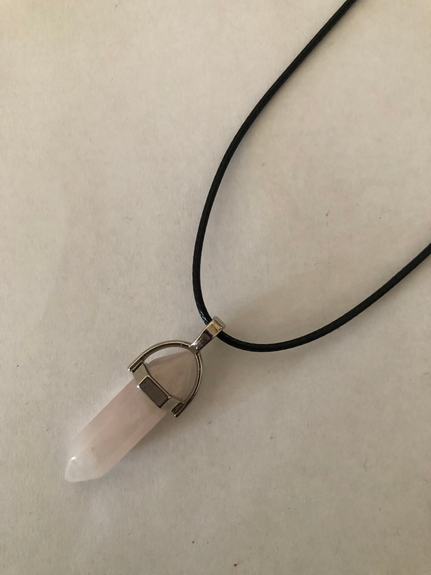 Crystal healing necklace