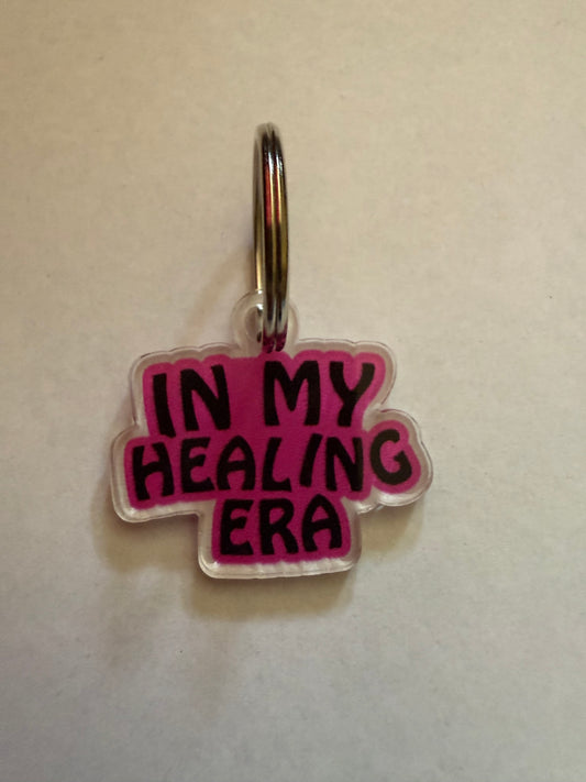 In my healing era keychain