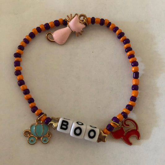 Halloween Spooky Boo Bracelet
