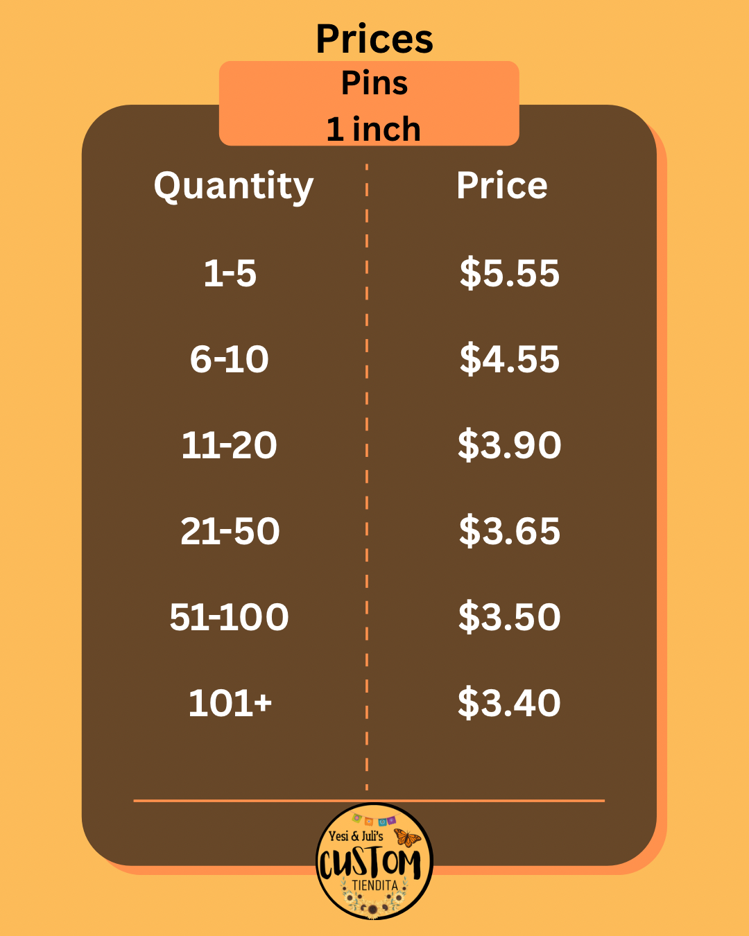 Custom Resin Pins – 1 Inch