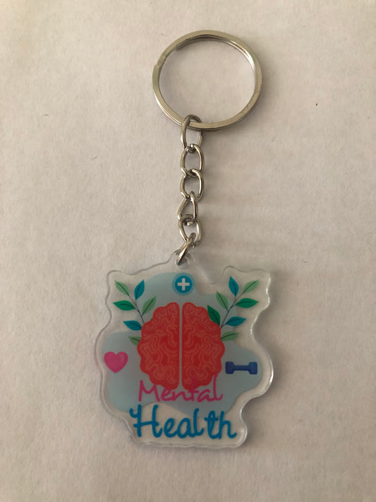 Mental health keychain