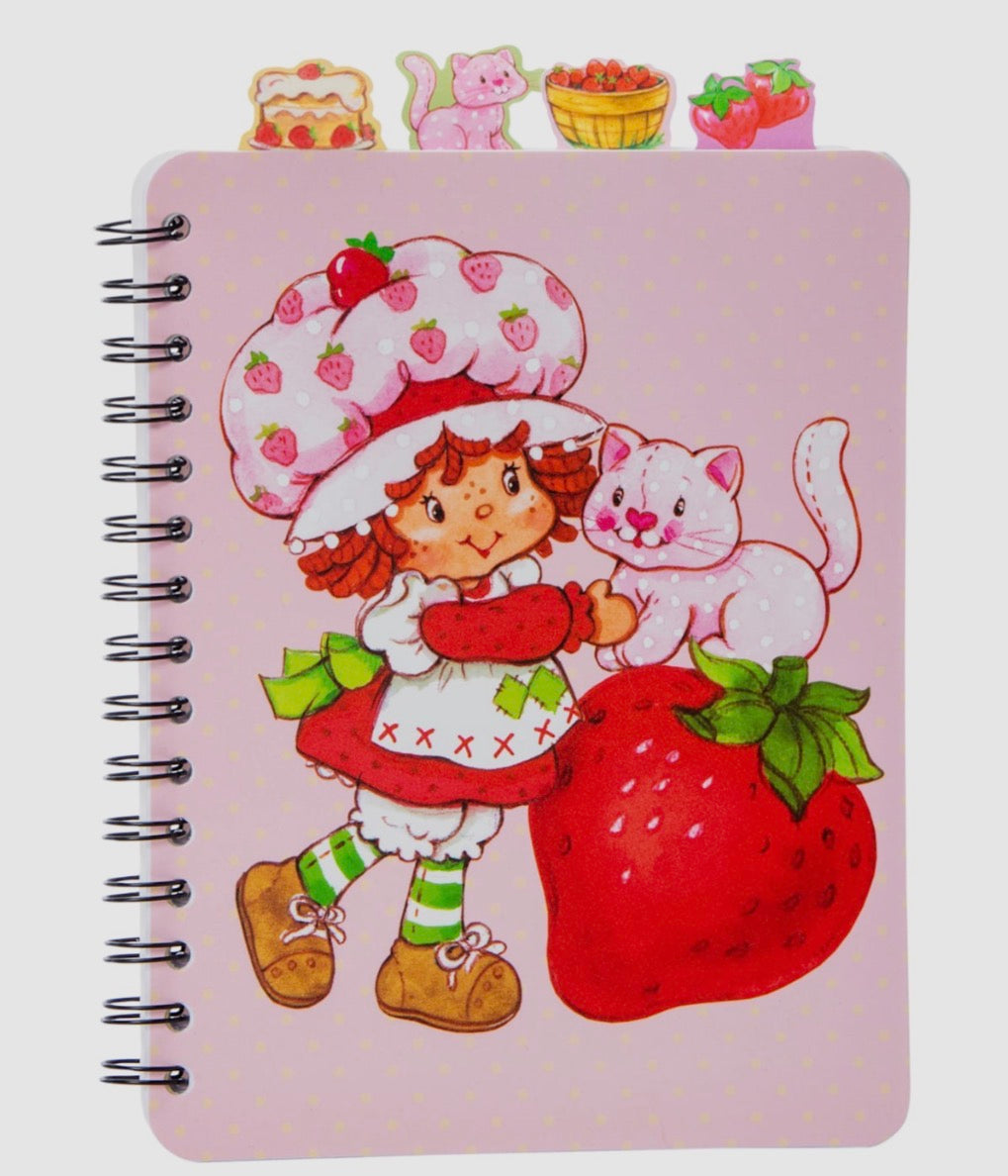 Strawberry Shortcake Tab Journal Notebook