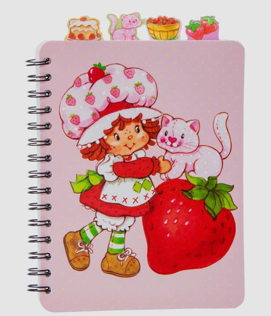 Strawberry Shortcake Tab Journal Notebook