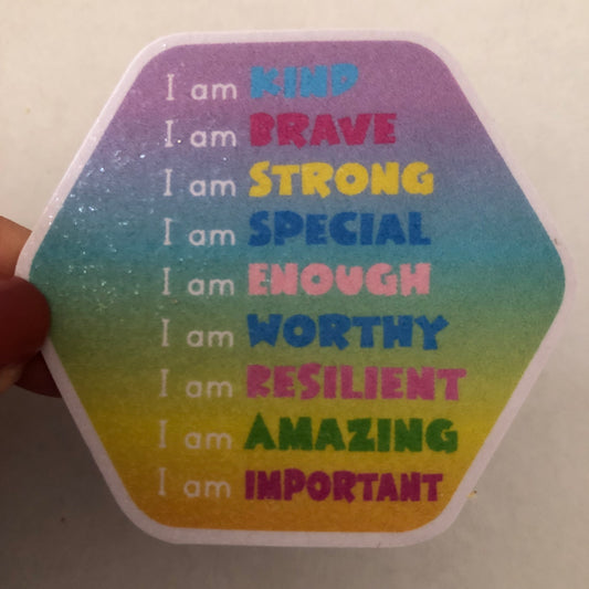 Sensory sticker for anxiety relief