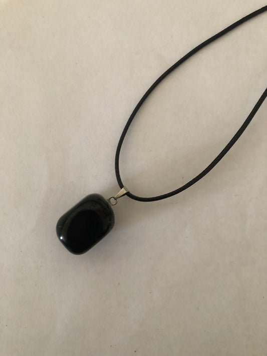 Crystal healing necklace