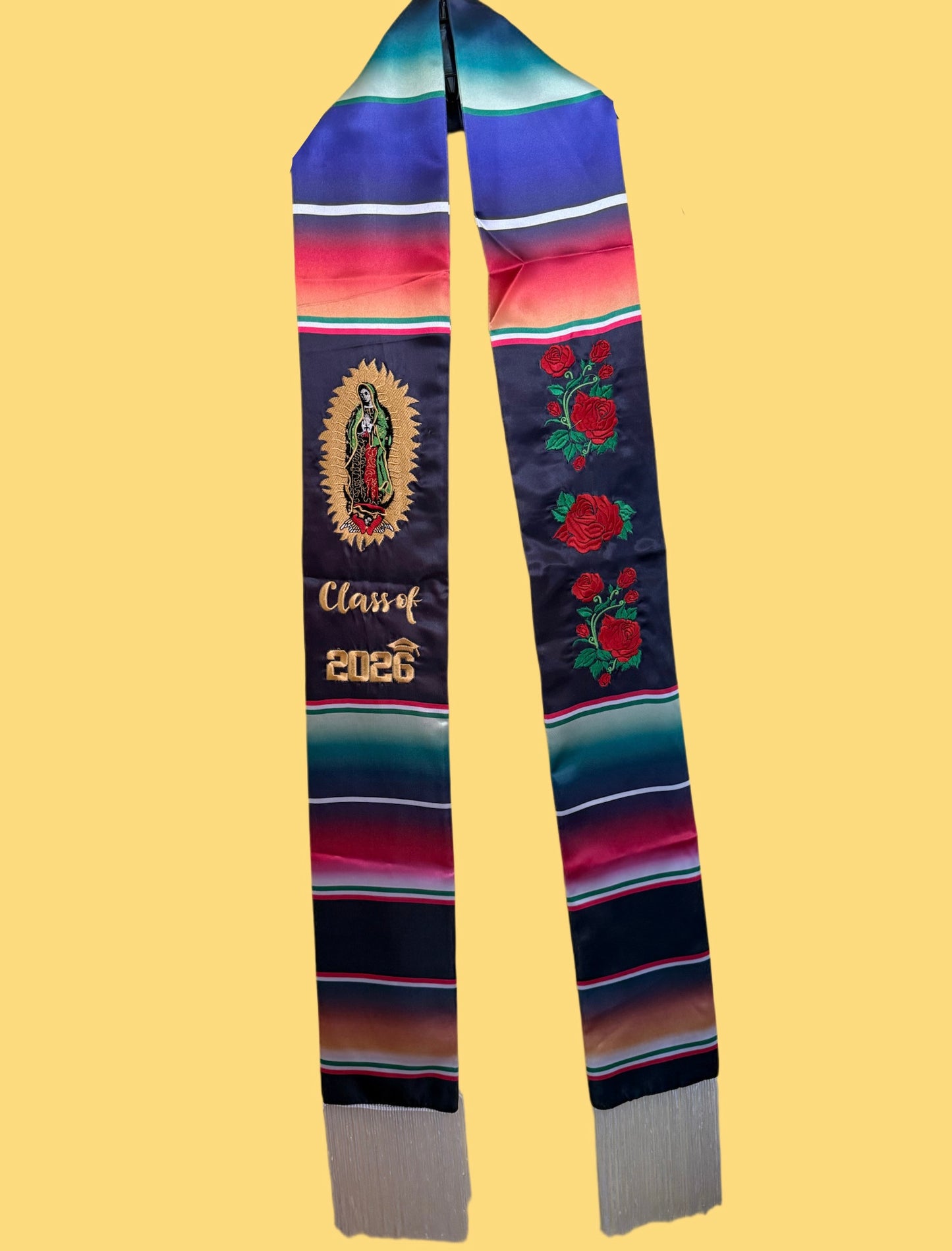 Class of 2026 Graduation Virgen de Guadalupe Sash