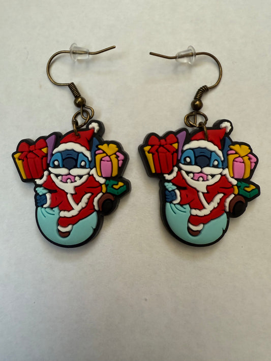 Christmas Stitch earrings
