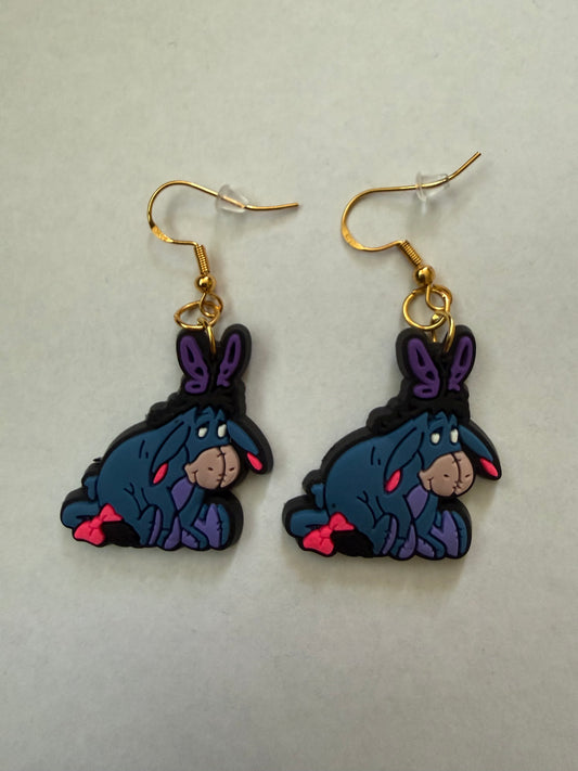 Winnie the Pooh Eeyore earrings