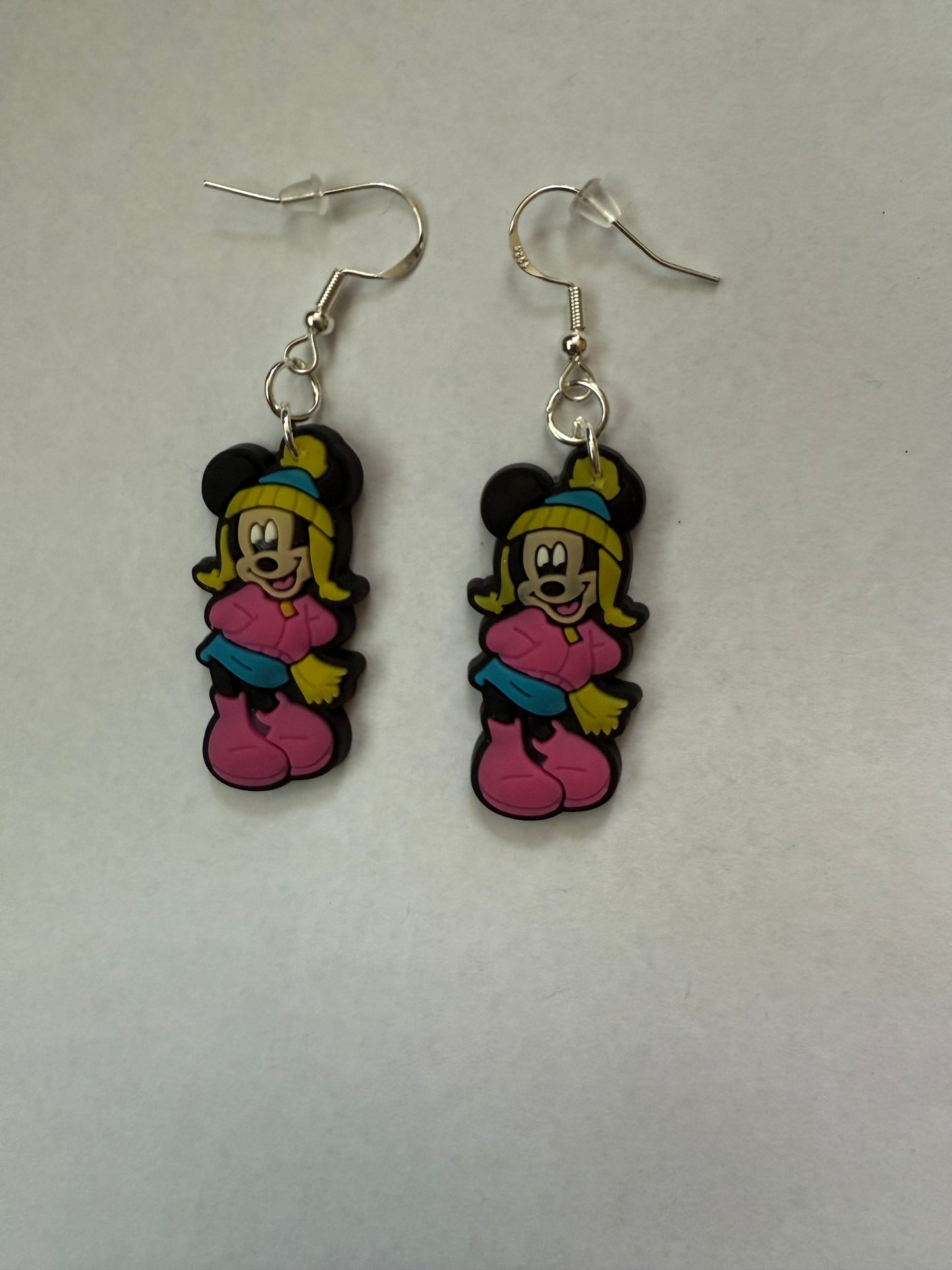 Christmas Minnie Mouse earrings