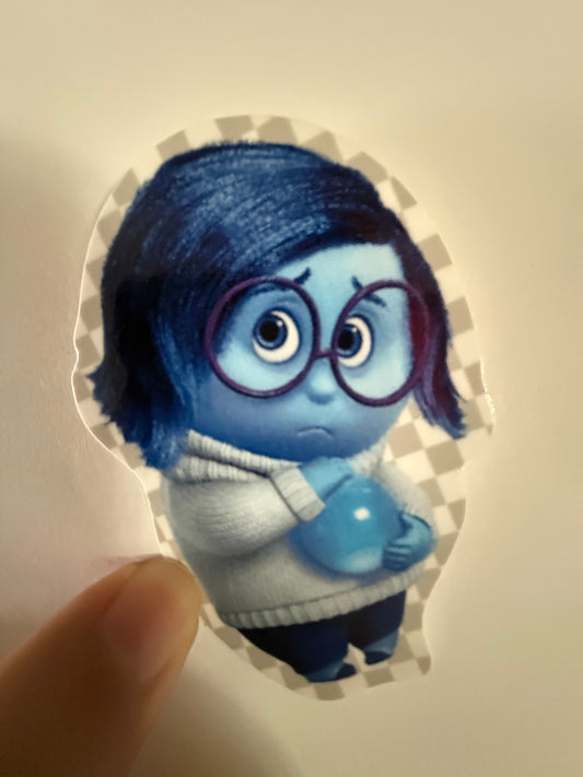 Sadness Inside Out Sticker