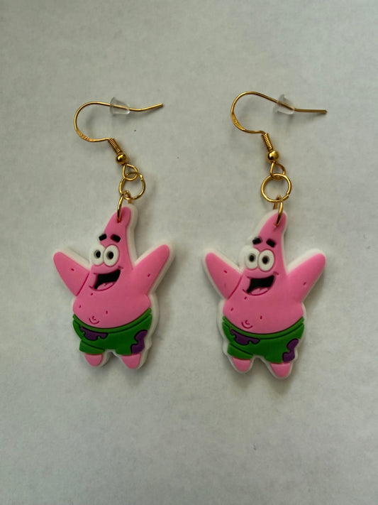 Sponge Bob Patrick Star earrings