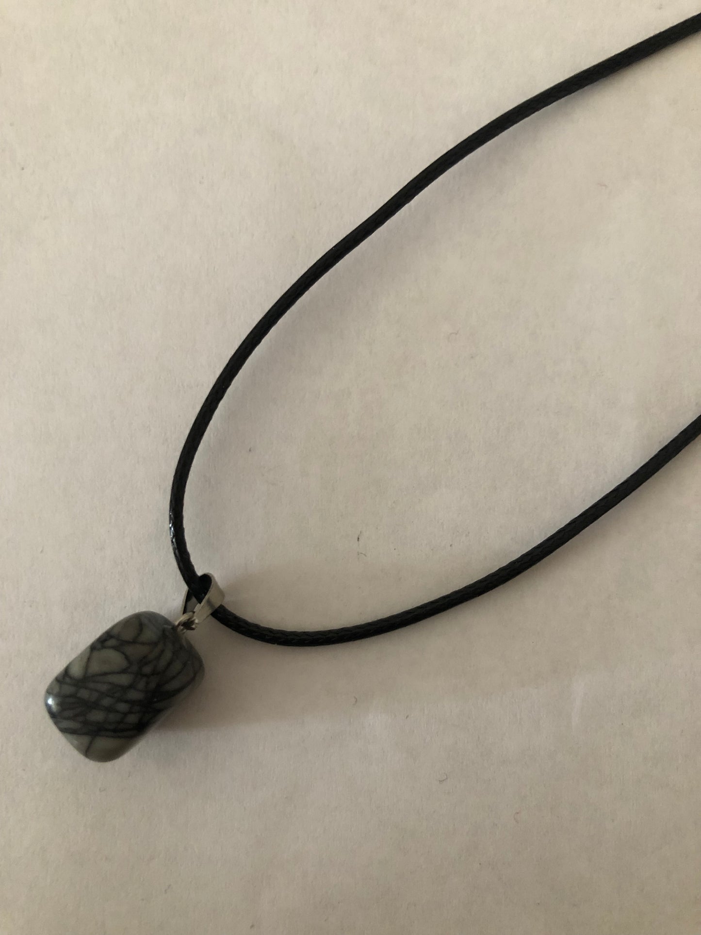 Crystal healing necklace