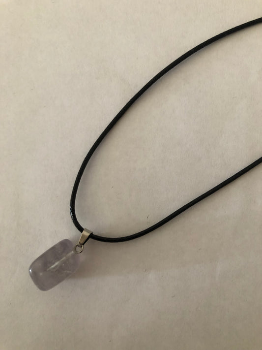 Crystal healing necklace