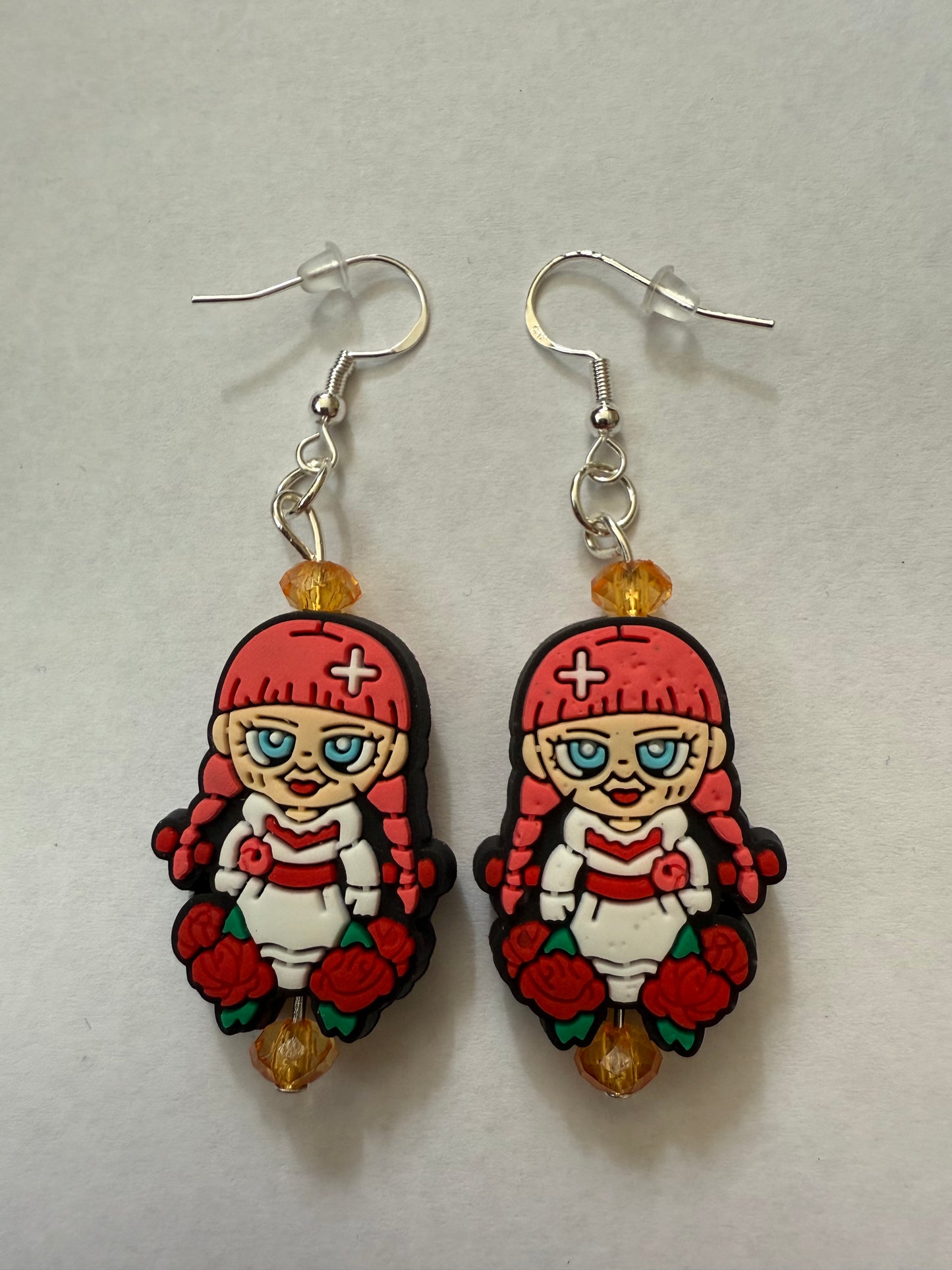 Halloween Annabelle Earrings