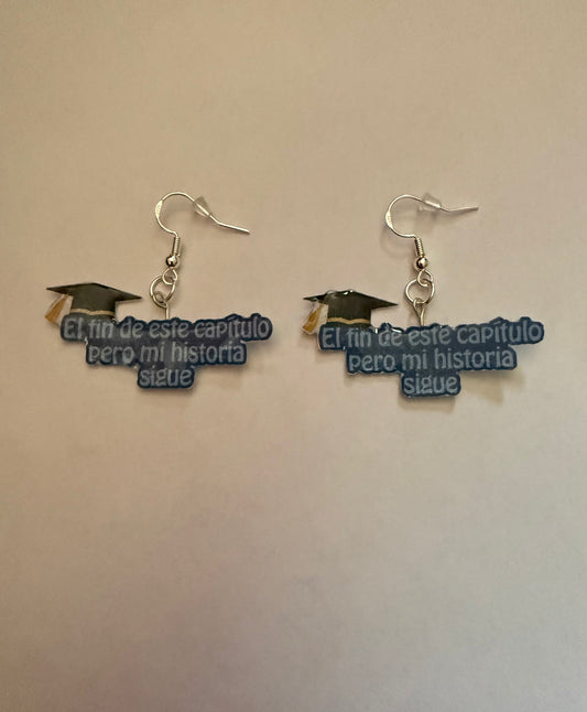 El fin de este capítulo pero mi historia sigue Graduation earrings