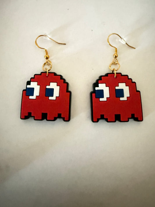 Pac-Man earrings