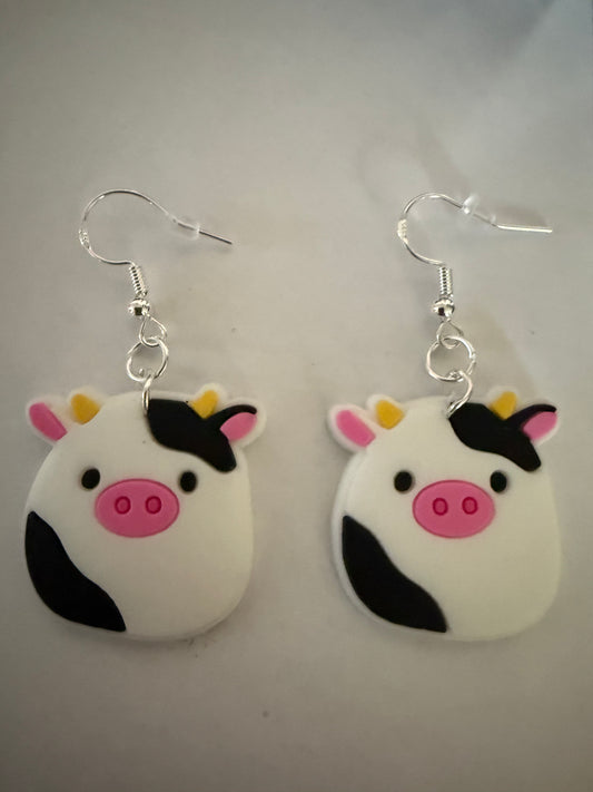 Cow earrings