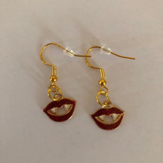 Halloween Spooky Vampire Earrings