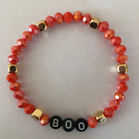 Halloween Spooky Boo Bracelet