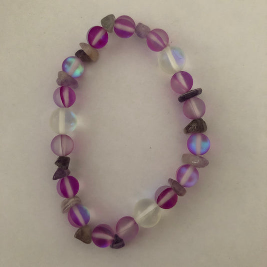 Amethyst and opal Bracelet