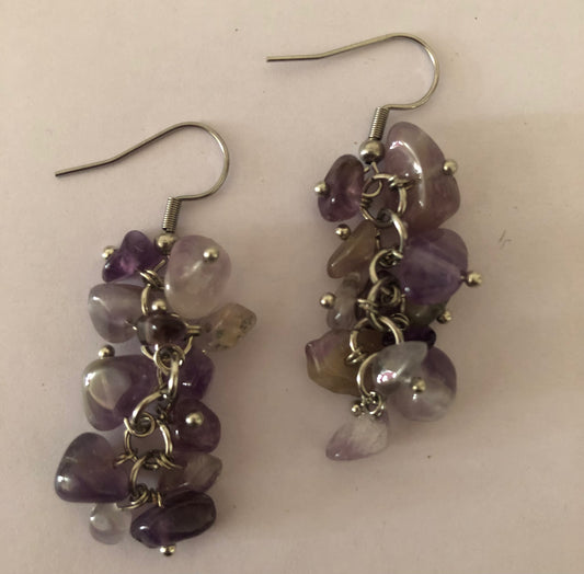 Gemstone earrings