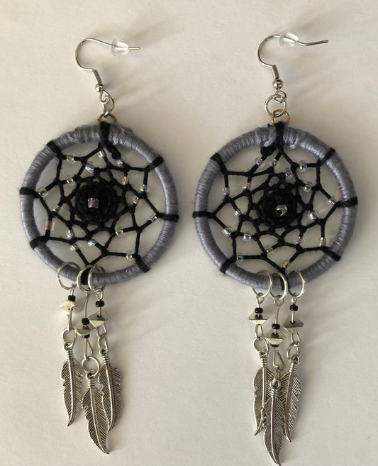 Dream catcher earrings