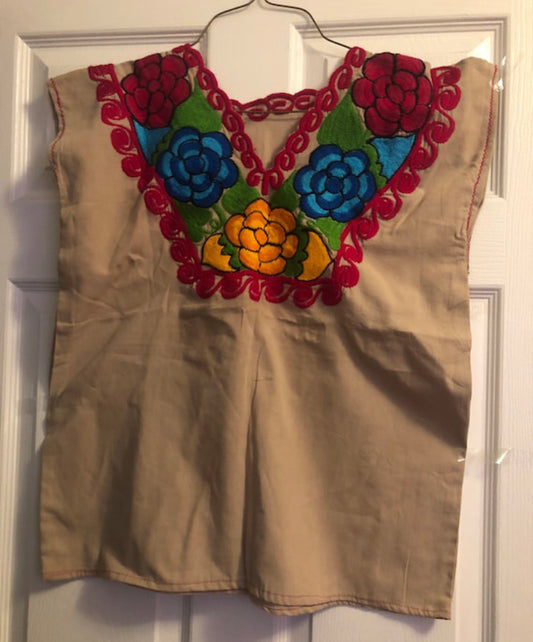 Mexican embroidered shirt Blusa bordada mexicana