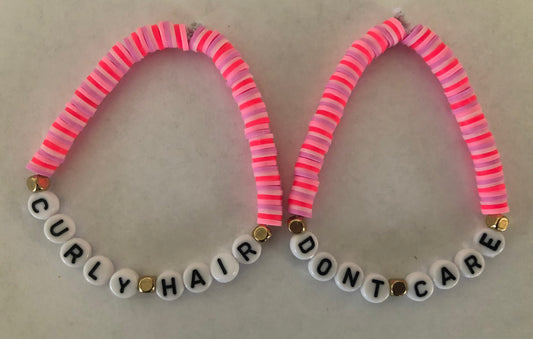 Curly hair don’t care bracelets
